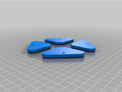 corner plate clausj 3d print model - Mito3D