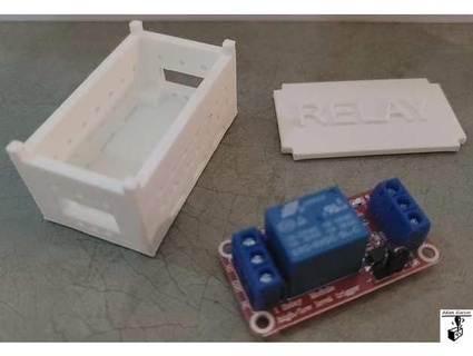 one channel relay case atomic raspi 3d print model - Mito3D