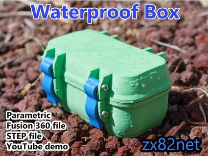 zx82net impermeabile scatola v2 3d print model - Mito3D