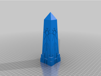 necron obelisco rizalfabio 3d print model - Mito3D