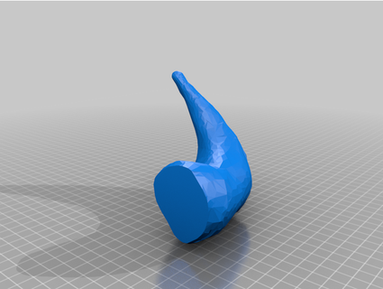 buffalo horn rageagainstdyin 3d print model - Mito3D