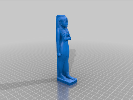statue egyptian wife pharaon thebuyer2016 3d print model - Mito3D