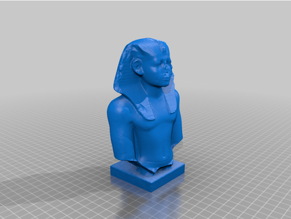 egyptian king statue thebuyer2016 3d print model - Mito3D