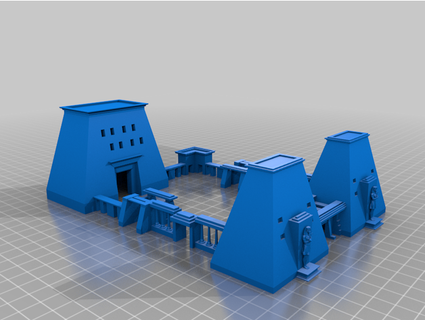 luxor egyptian temple thebuyer2016 3d print model - Mito3D