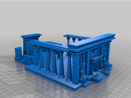 egyptian temple thebuyer2016 3d print model - Mito3D