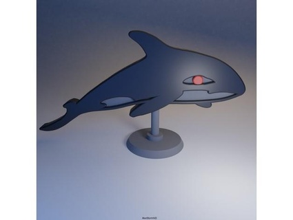 killer whale baby alexstormnd 3d print model - Mito3D