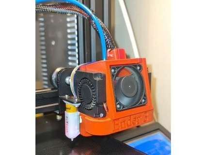 Ender 3 Ventilator Leitung Remix bl touch ehabahmed27 3d print model - Mito3D