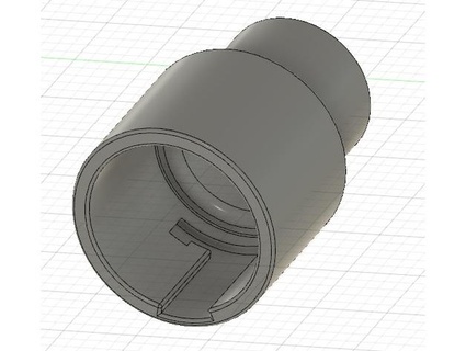Bosch tuyau 39 aspirateur baïonnette auf dn50 bosch 3d print model - Mito3D