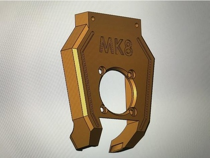 mk8 e3d Fandukt Chankh 3d print model - Mito3D