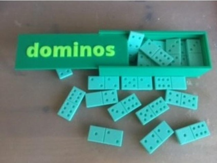 dominó caja corredizo tapa gallego 3d print model - Mito3D