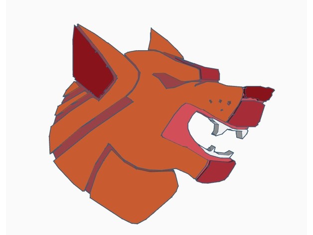 Clan Wolf Emblem segemarl 3D print model - Mito3D