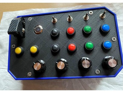 botão caixa simracing 32 função slick70 3d print model - Mito3D