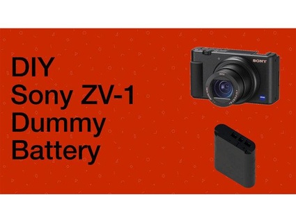 sony zv-1 dummy battery diy sarperkaya 3d print model - Mito3D