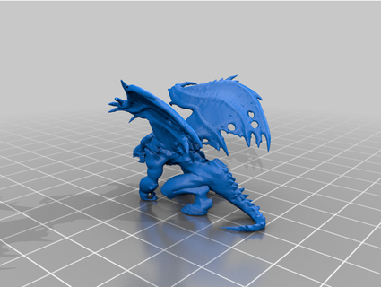 10mm demon greater demon js stuff  3d print model - Mito3D