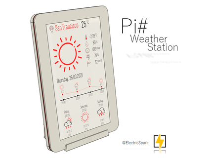 pi Meteoroloji istasyonu elektrik kıvılcımı 3d print model - Mito3D