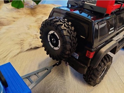 redcat gen7 everest spare tire mount rakos 3d print model - Mito3D