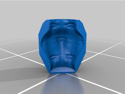 lip vase tosky 3d print model - Mito3D