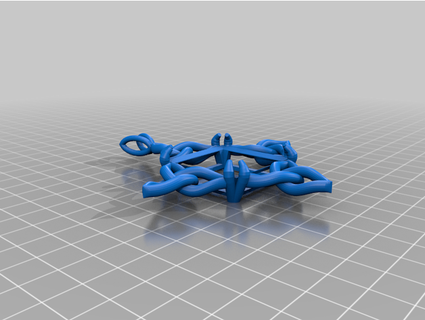 celtic knot pendant 5thbaker 3d print model - Mito3D