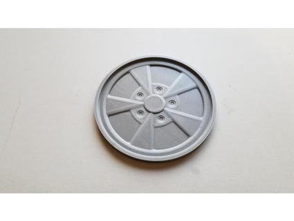 ss wheel coaster moxieengmach 3d print model - Mito3D