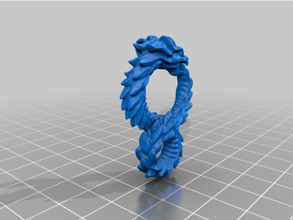 altered carbon snake pendant jerahboi 3d print model - Mito3D