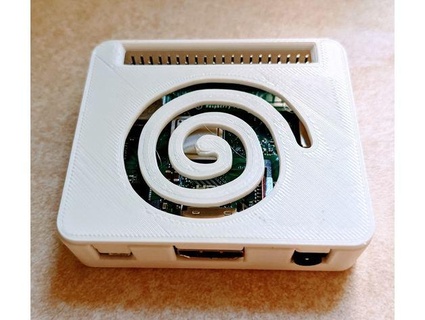 Dreamcast espiral dreampi clavados 3d print model - Mito3D
