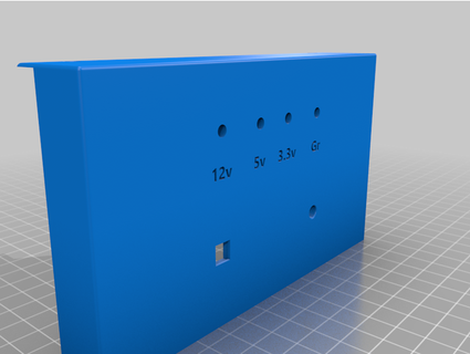 Benutzerdefiniert psu Vorderseite Startseite Mantel zewwy 3d print model - Mito3D