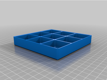 stackable numbered parts trays k0ecw 3d print model - Mito3D