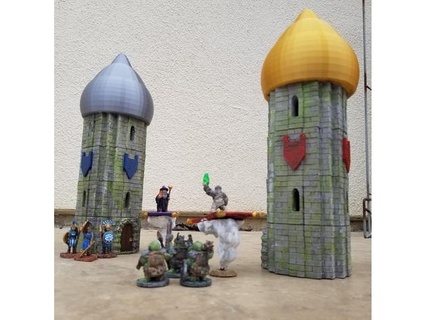wizard towers mystic skies ellie valkyrie 3d print model - Mito3D