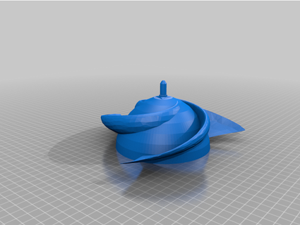 turbina cosa pincel 3d print model - Mito3D