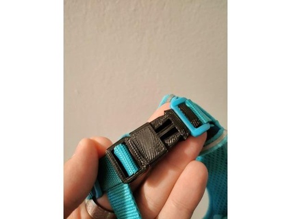 compact strap buckle originally rcpets adventurer kitty harness nosock 3d print model - Mito3D