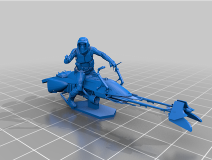 star savaşlar Ordu erkekler imparatorluk jedijayfish 3d print model - Mito3D