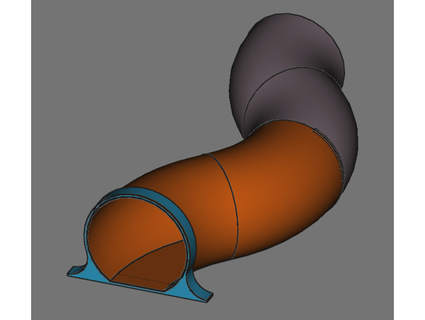 Guinea cerdo tubos cobrar 3d print model - Mito3D