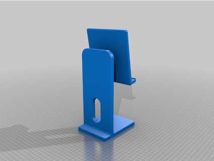 tableta estante soporte manzana inspirado mugre 3d print model - Mito3D