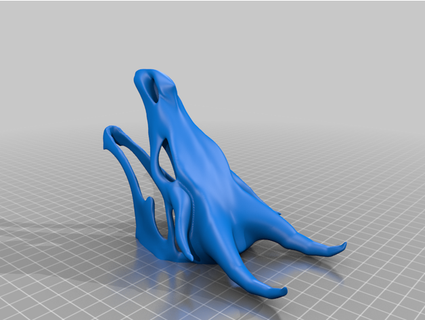 dragon crâne impression prêt shadyserperior 3d print model - Mito3D