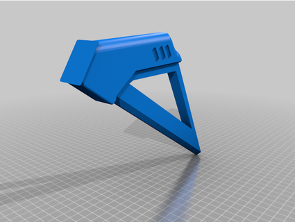 energia ranger zeo blu tonfa cosplay kbm oggetti scena 3d print model - Mito3D
