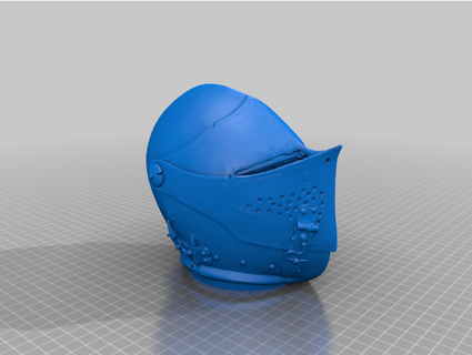 knight helmet 1540 thebuyer2016 3d print model - Mito3D