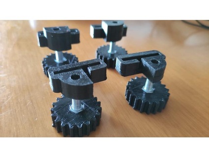 p3steel orballo pies ajustables adjustable feet unoproyect 3d print model - Mito3D