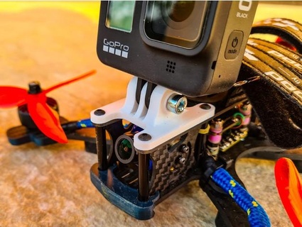 tbs source one v3 gopro mount dona97 3d print model - Mito3D