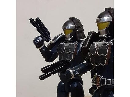 so-do arms action kamen rider gaim kurokage trooper torch malunis 3d print model - Mito3D