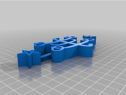 mountable bah ' ringstone symbol msprout 3d print model - Mito3D