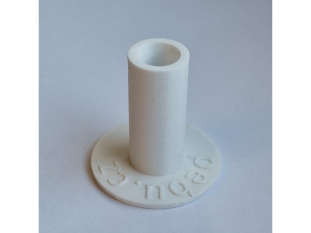 Ölçek tüp ayakta durmak baston cz 3D print model - Mito3D