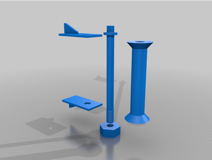 roller Fairlead bağlama rope openscad stollew 3d print model - Mito3D