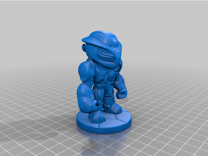 Immora soldat collectionner automne 3d print model - Mito3D