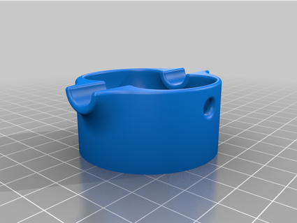 pequeña ash tray sencillo frio fácil impresión división creaciones 3d print model - Mito3D