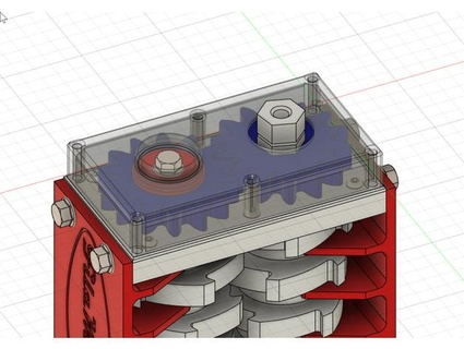 compost trituratore esterno Ingranaggio copertine daburke369 3d print model - Mito3D