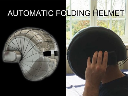 automatic folding helmet v1 ob-3d  3d print model - Mito3D
