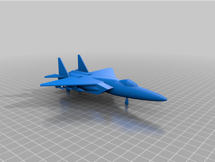 f-15 strike eagle air force 1 3d print model - Mito3D