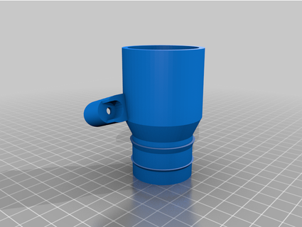 bissell model 1831 short hose mount mbarryton 3d print model - Mito3D