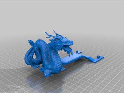 Ender 3 Drachen heiß Bett Griff cg43d 3d print model - Mito3D