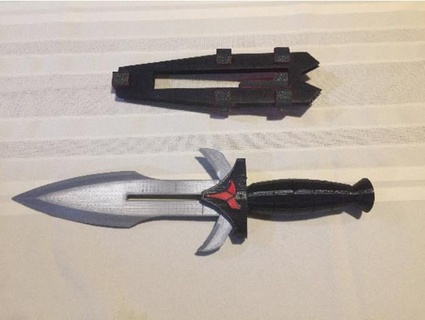 klingon d'k tahg knife bamakojeff 3d print model - Mito3D